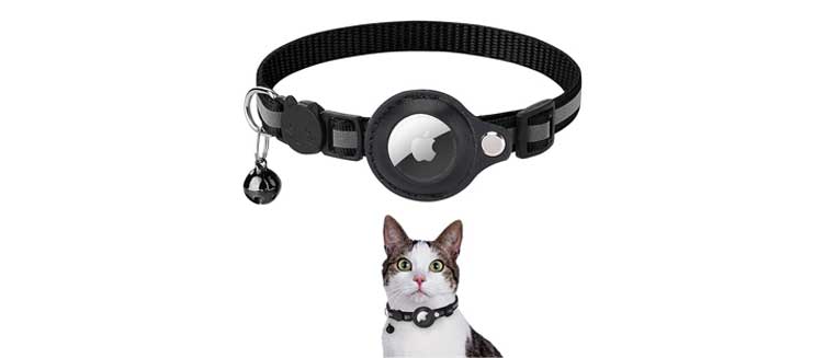 Collar Airtag para mascotas: asegura la localización de tu gato o perro con diseño cómodo y elegante, combinando funcionalidad y estilo para mantenerlos seguros en todo momento.