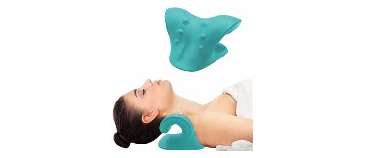 Descubre el Estirador de Cuello, una almohada quiropráctica diseñada para aliviar el dolor de cuello y hombros. Mejora tu postura y reduce la tensión muscular con este dispositivo ergonómico. ¡Ideal para uso diario en casa o en la oficina!